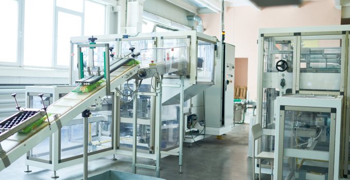Interior of Modern Factory